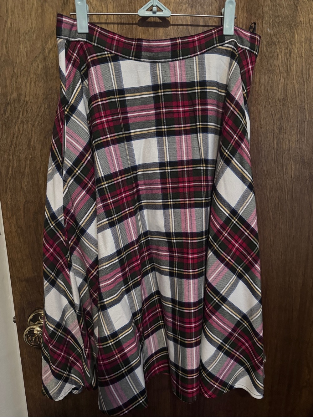 Hell Bunny Vixen Skirt Green White Red Size Large